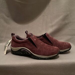 Purple kids Merrell slip on mogs new in box